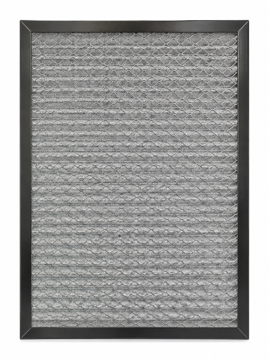 PLATA (1 PULGADA DE GROSOR): El filtro electrostático permanente, lavable y económico para aire acondicionado