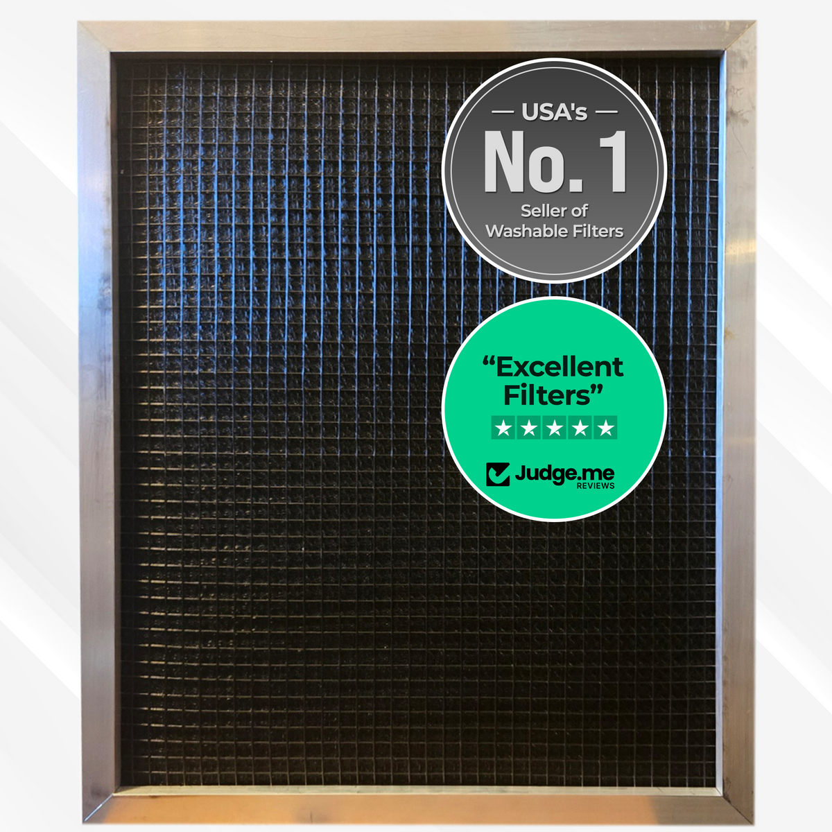 PLATINUM (2 INCH THICK) - The ULTIMATE Washable, Permanent, Electrostatic A/C Furnace Filter