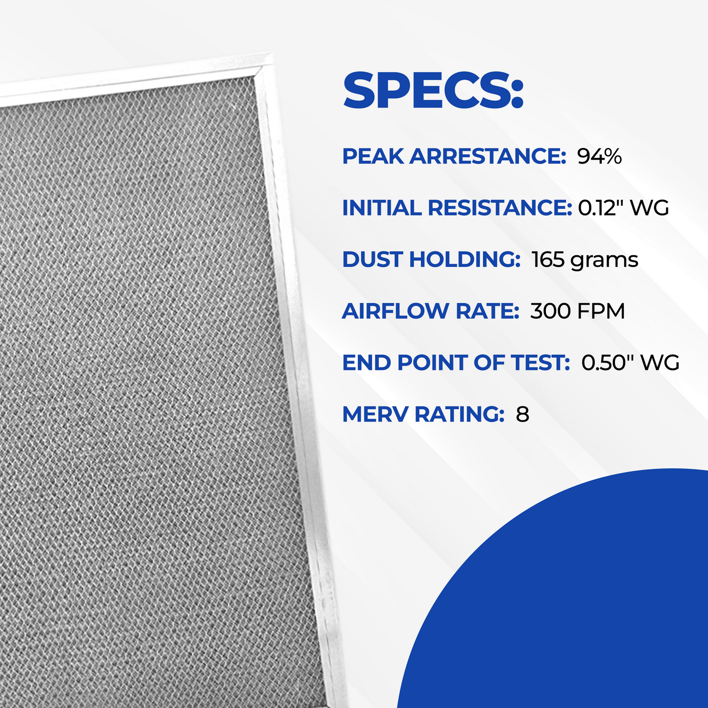 THICK MEDIA-TYPE Custom Size Filters - Washable, Permanent, Electrostatic Air Filters