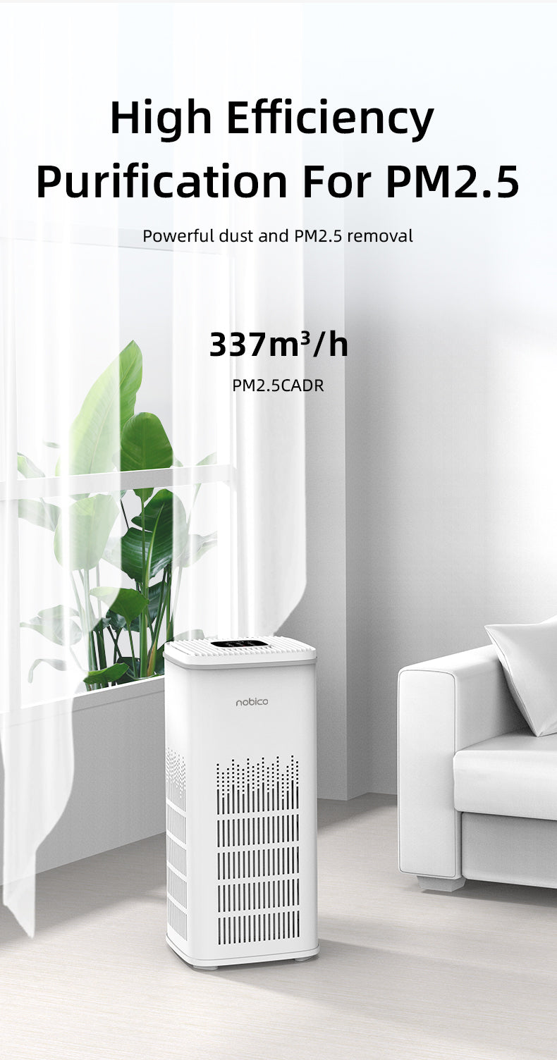 Room Air Purifier with HEPA + Carbon + Photocatalyst & UVC