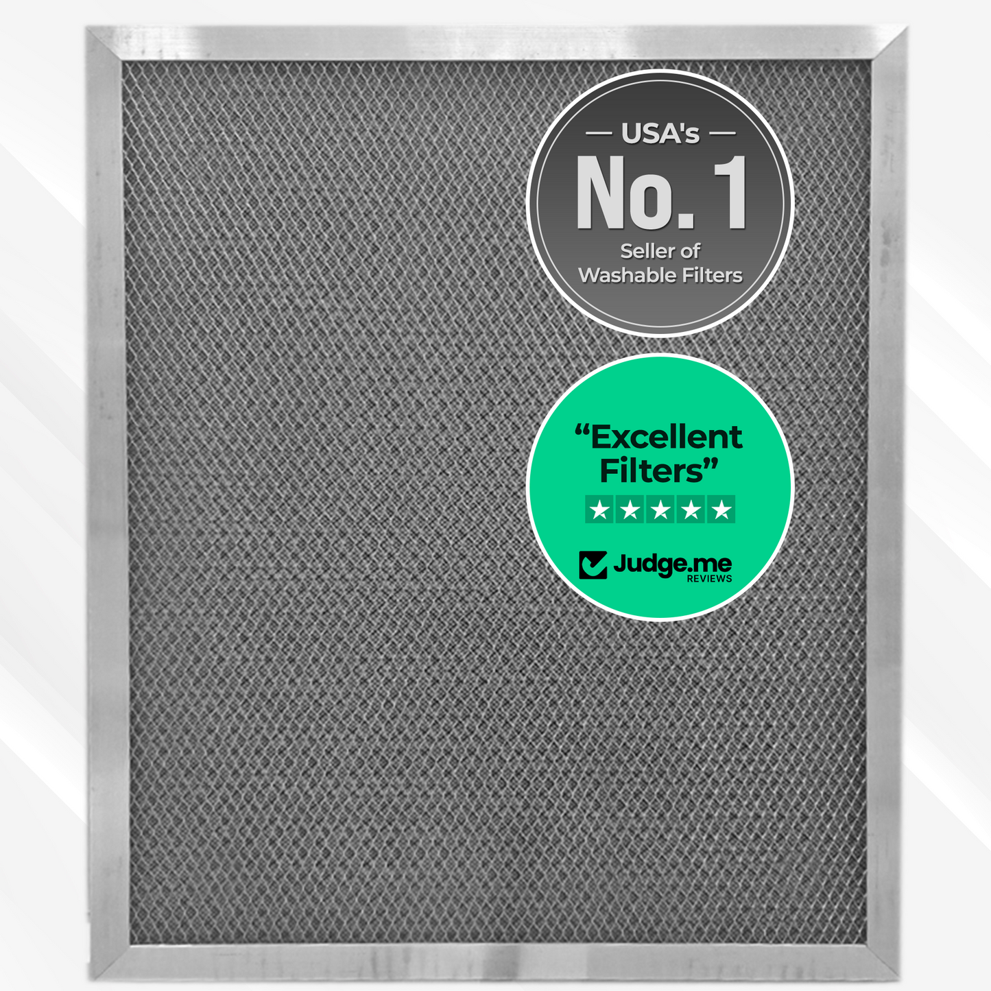 SILVER (2 INCH THICK) - The Economical Washable, Permanent, Electrostatic A/C Furnace Filter