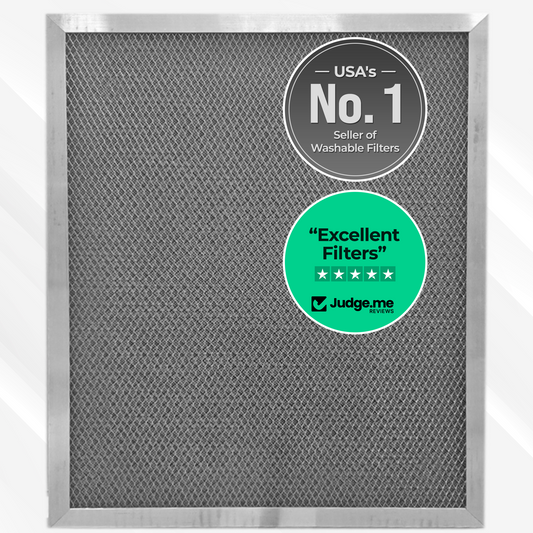 SILVER (2 INCH THICK) - The Economical Washable, Permanent, Electrostatic A/C Furnace Filter
