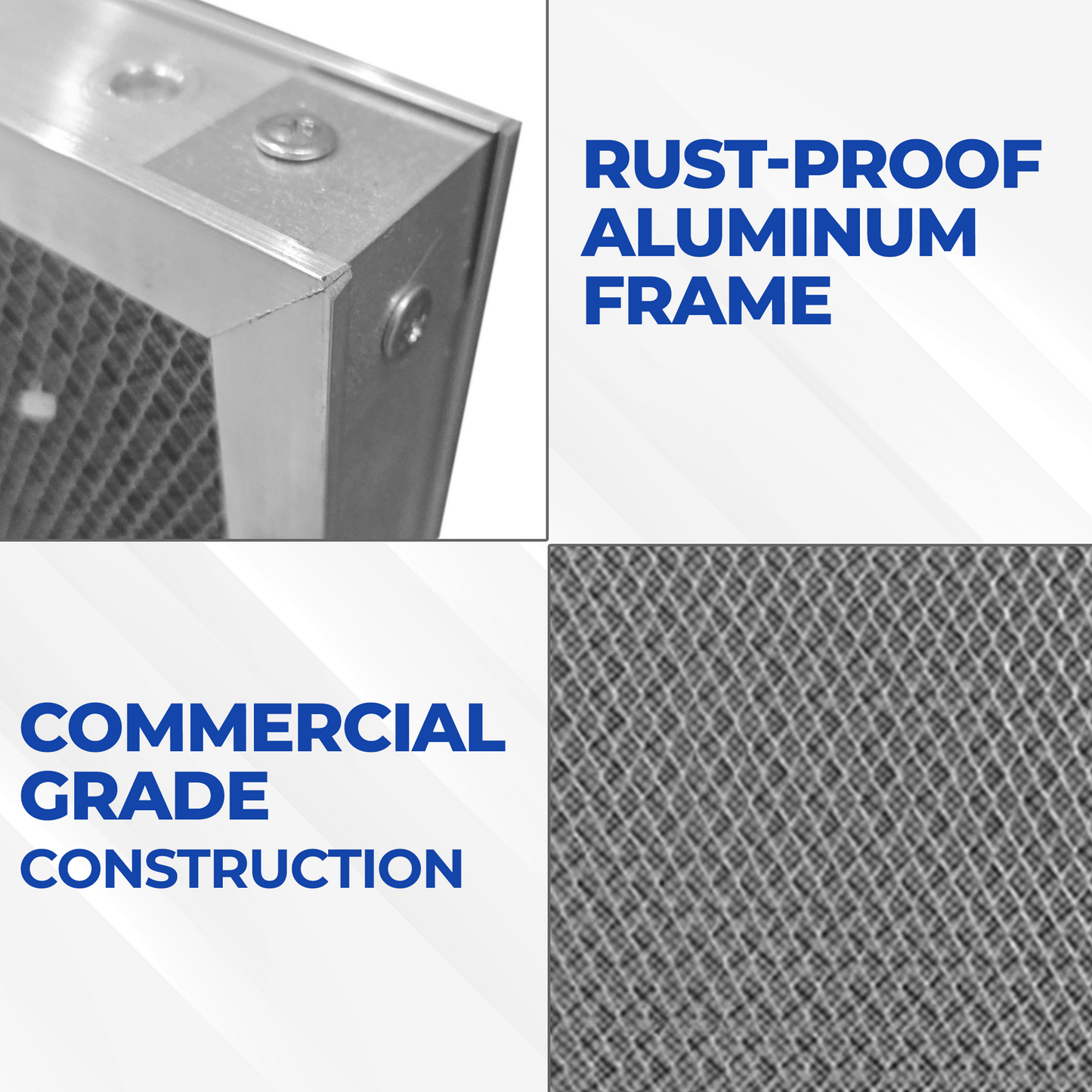 SILVER (2 INCH THICK) - The Economical Washable, Permanent, Electrostatic A/C Furnace Filter