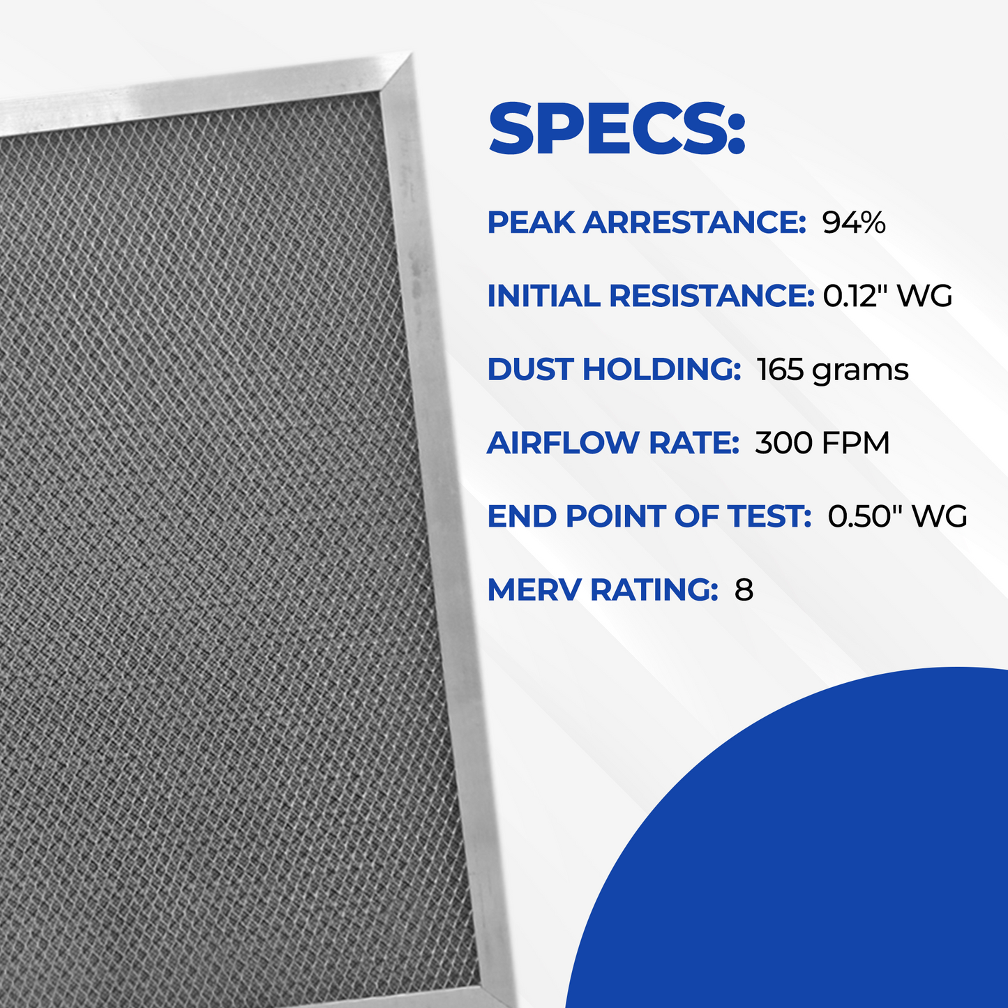 SILVER (2 INCH THICK) - The Economical Washable, Permanent, Electrostatic A/C Furnace Filter