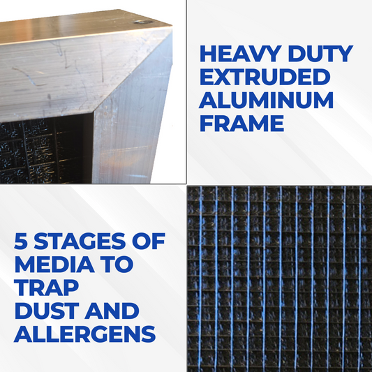 PLATINUM (2 INCH THICK) - The ULTIMATE Washable, Permanent, Electrostatic A/C Furnace Filter