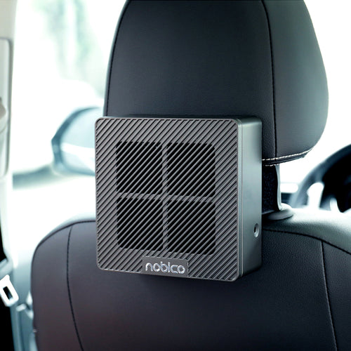 Car Air Purifier with Carbon Photocatalyst & UVC - Great for Ubers, Taxis, Delivery Vehicles and Babies
