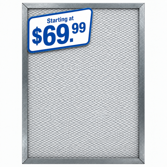 SILVER - Economical Washable, Permanent, Electrostatic A/C Furnace Filter