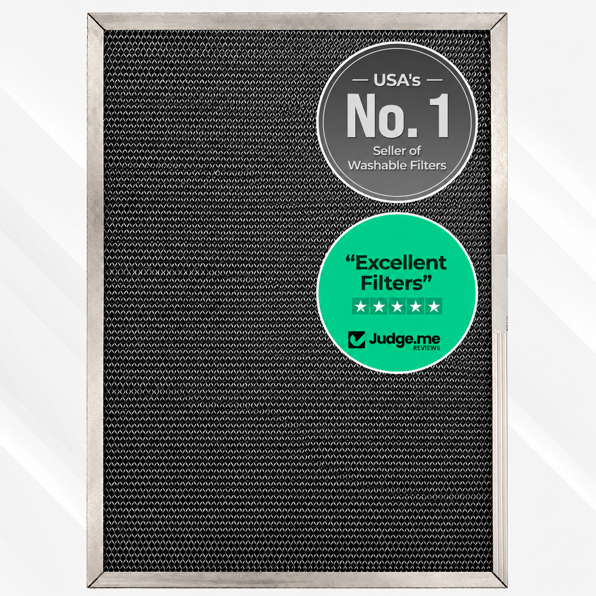 SILVER PLUS - Deluxe Washable, Permanent, Electrostatic A/C Furnace Filter
