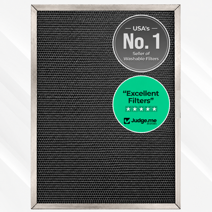 SILVER PLUS - Deluxe Washable, Permanent, Electrostatic A/C Furnace Filter