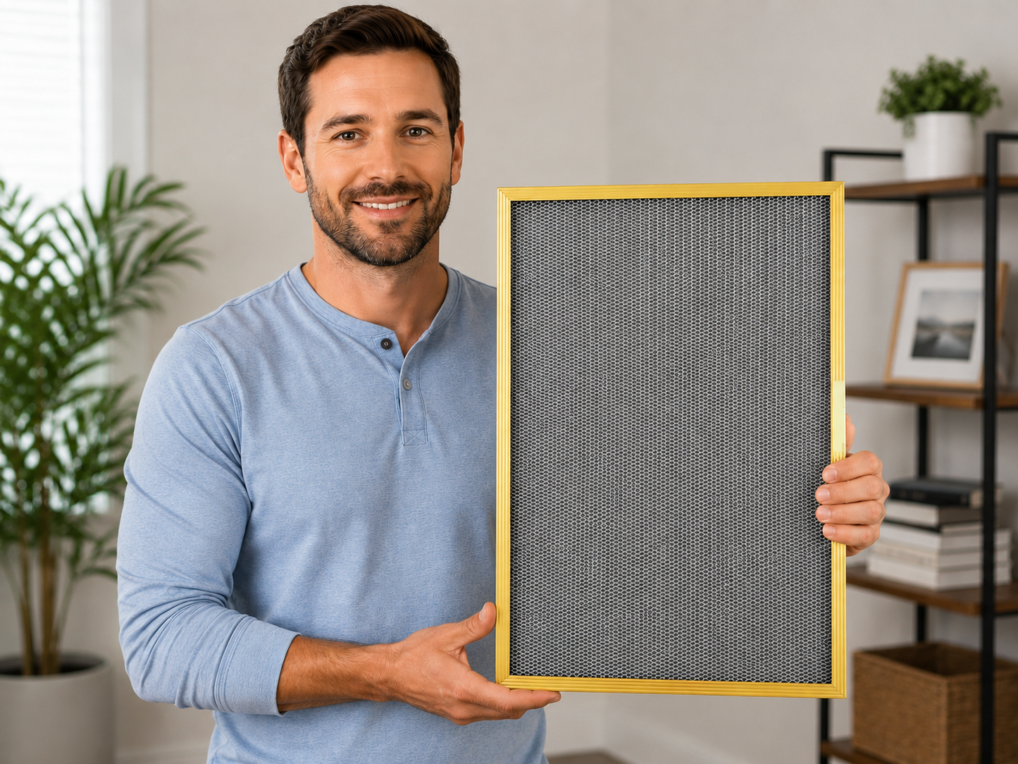 GOLD - El filtro electrostático permanente y lavable de lujo para aire acondicionado 