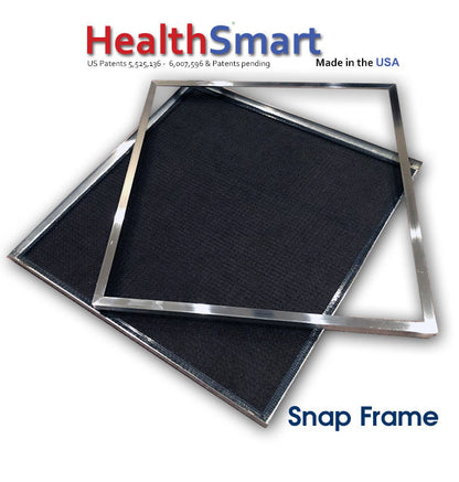 HealthSmart MERV 7 Refillable Filter - Permanent Frame With (6) Media Replacement Pads