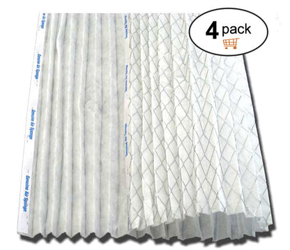 MERV 14 HealthSmart Refillable Filter - Permanent Frame With (4) Media Replacement Pads