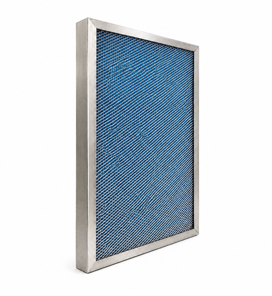 SILVER (2 INCH THICK) - The Economical Washable, Permanent, Electrostatic A/C Furnace Filter